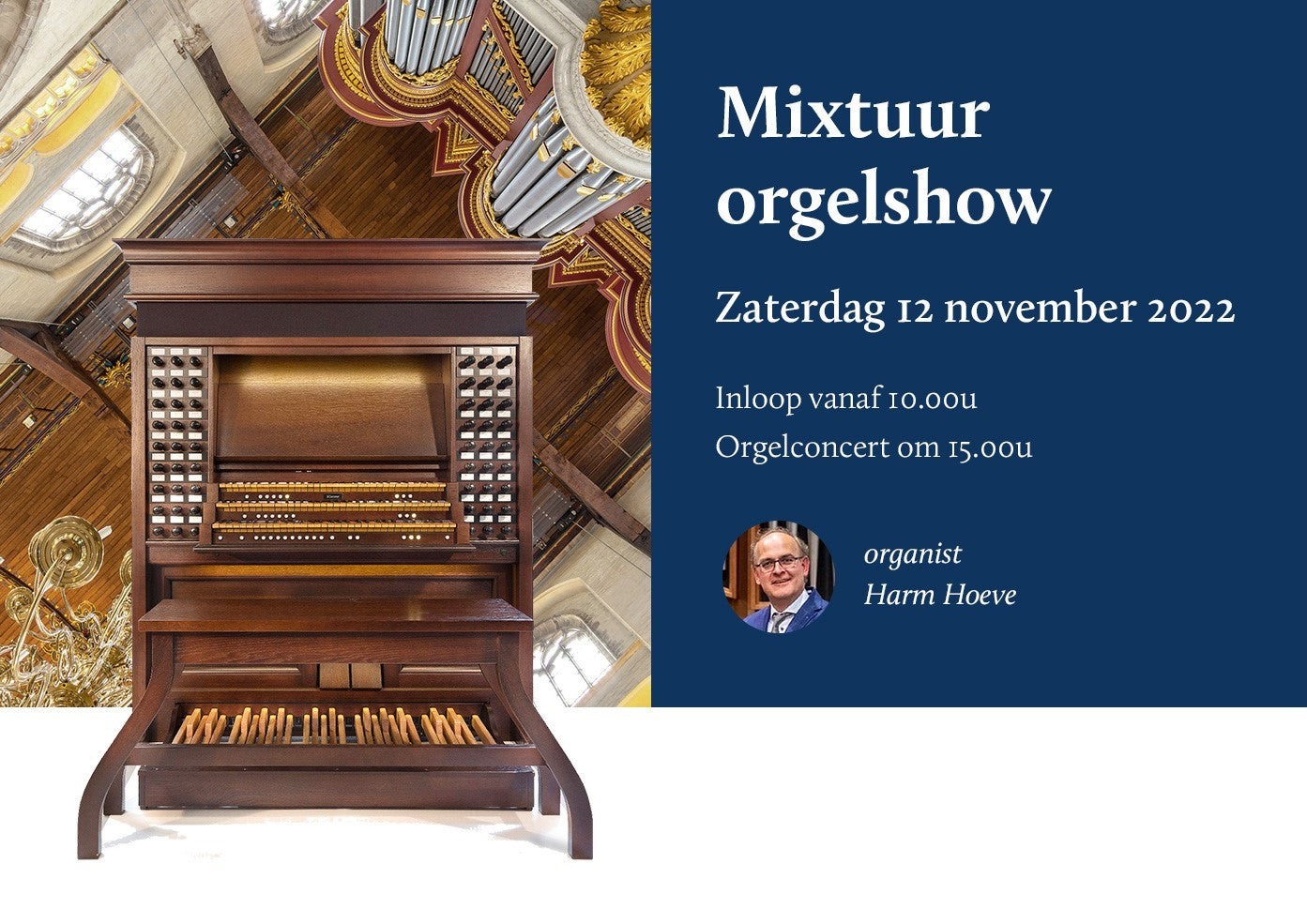 12 november: Mixtuur orgelshow!