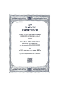 150 Psalmen Isometrisch Zwart klavar
