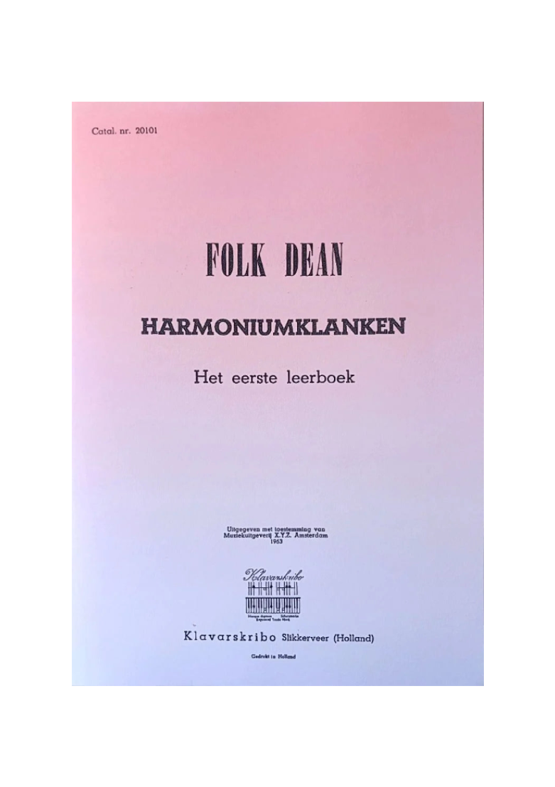 Folk Dean harmonium deel 1 klavar