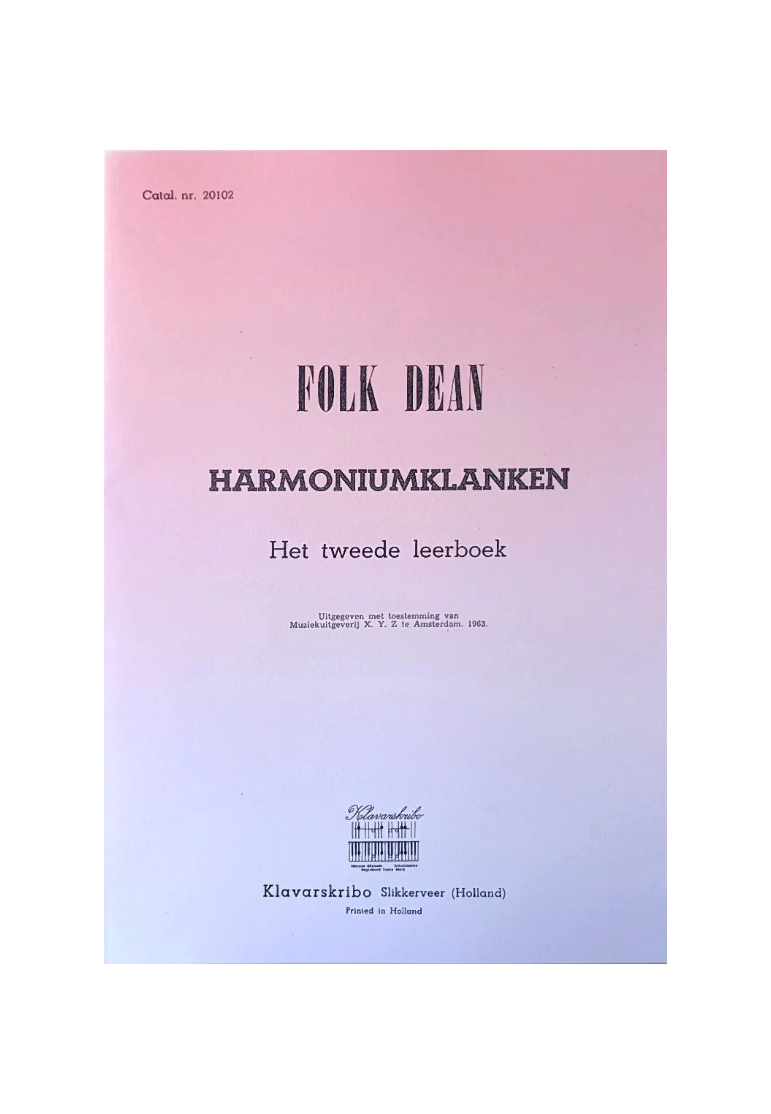 Harmonium deel 2 - Klavarskribo - Folk Dean