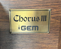 Gem Chorus III naamplaatje