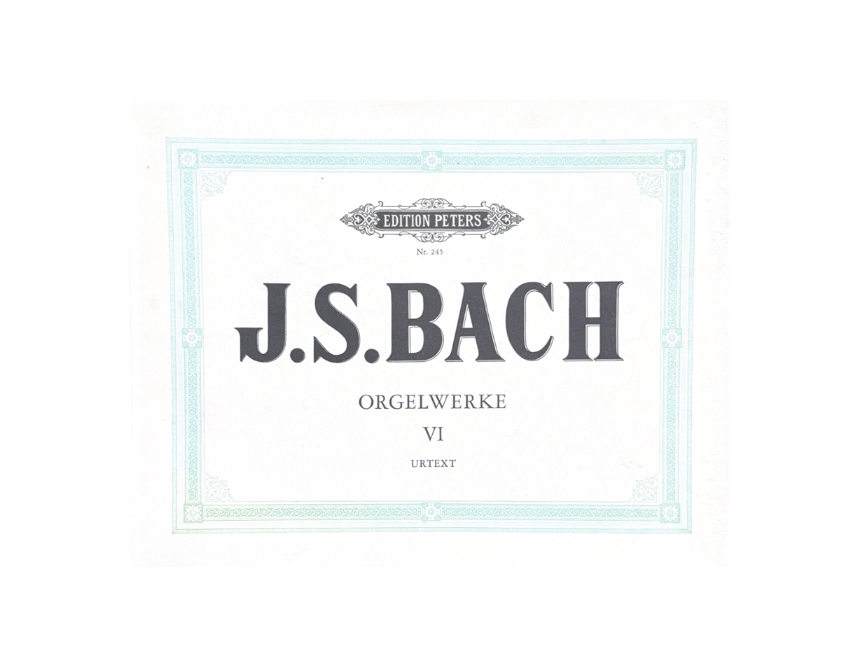 J.S. Bach Orgelwerke VI