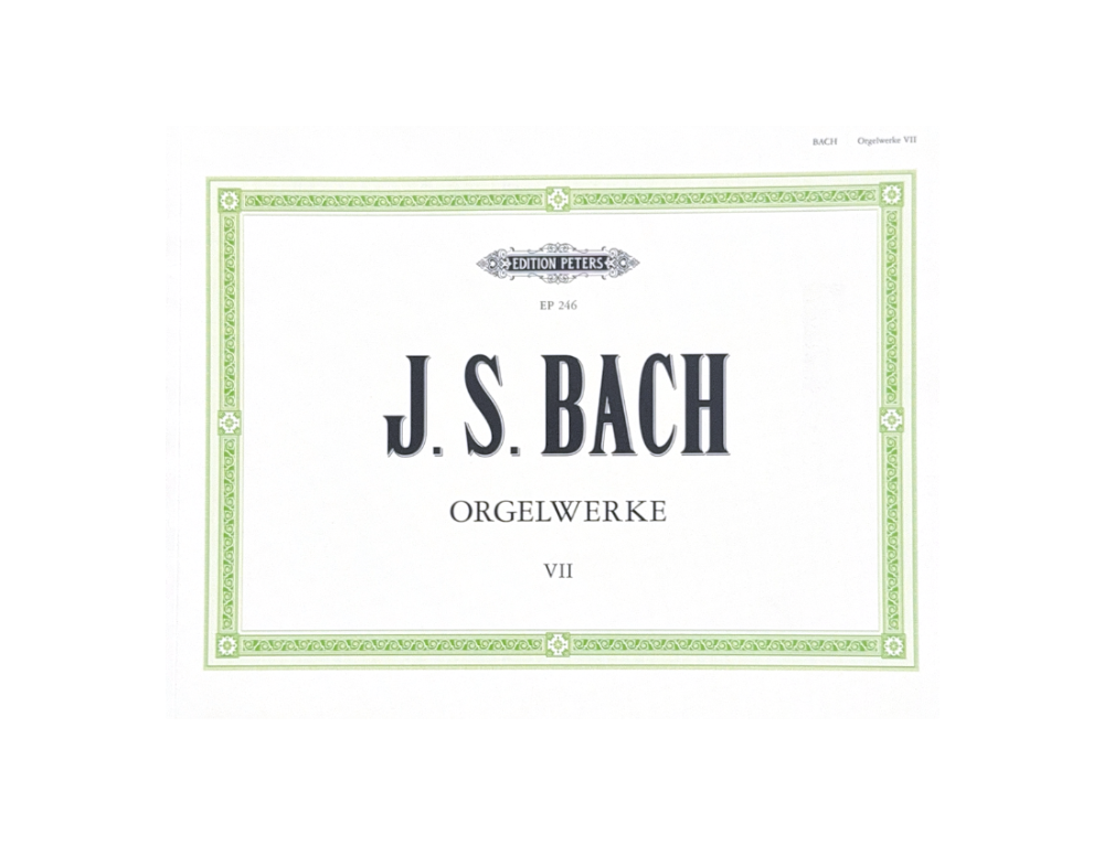 J.S. Bach Orgelwerke VII