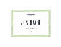 J.S. Bach Orgelwerke VII