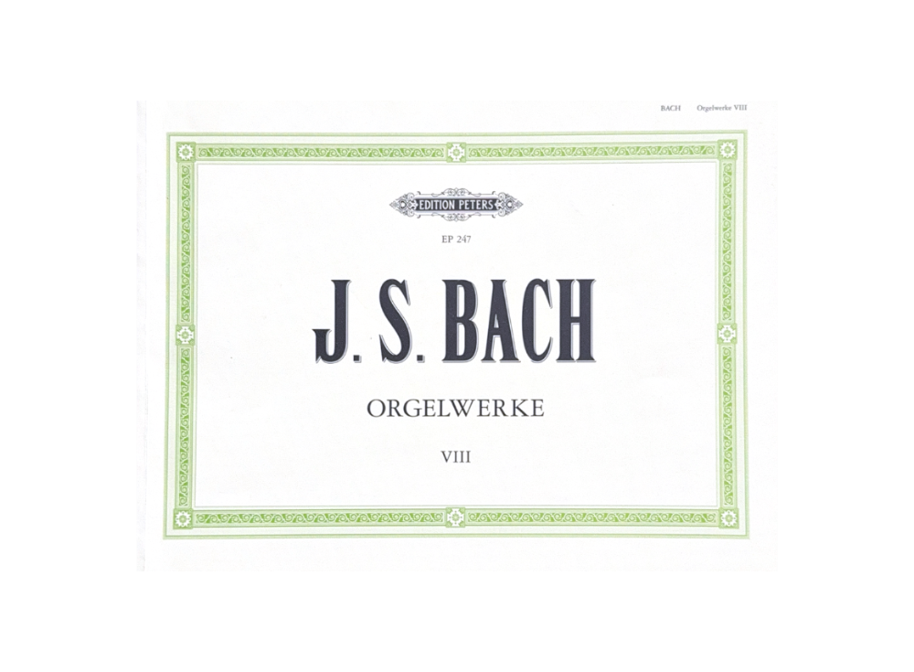 J.S. Bach Orgelwerke VIII