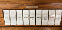 Johannus Wesley registers zwelwerk