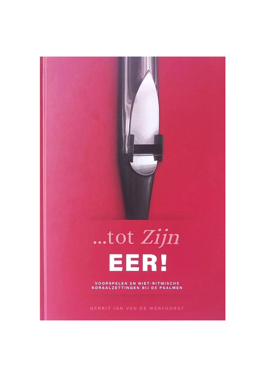 Koraalboek tot zijn eer Gerrit Jan van de Werfhorst