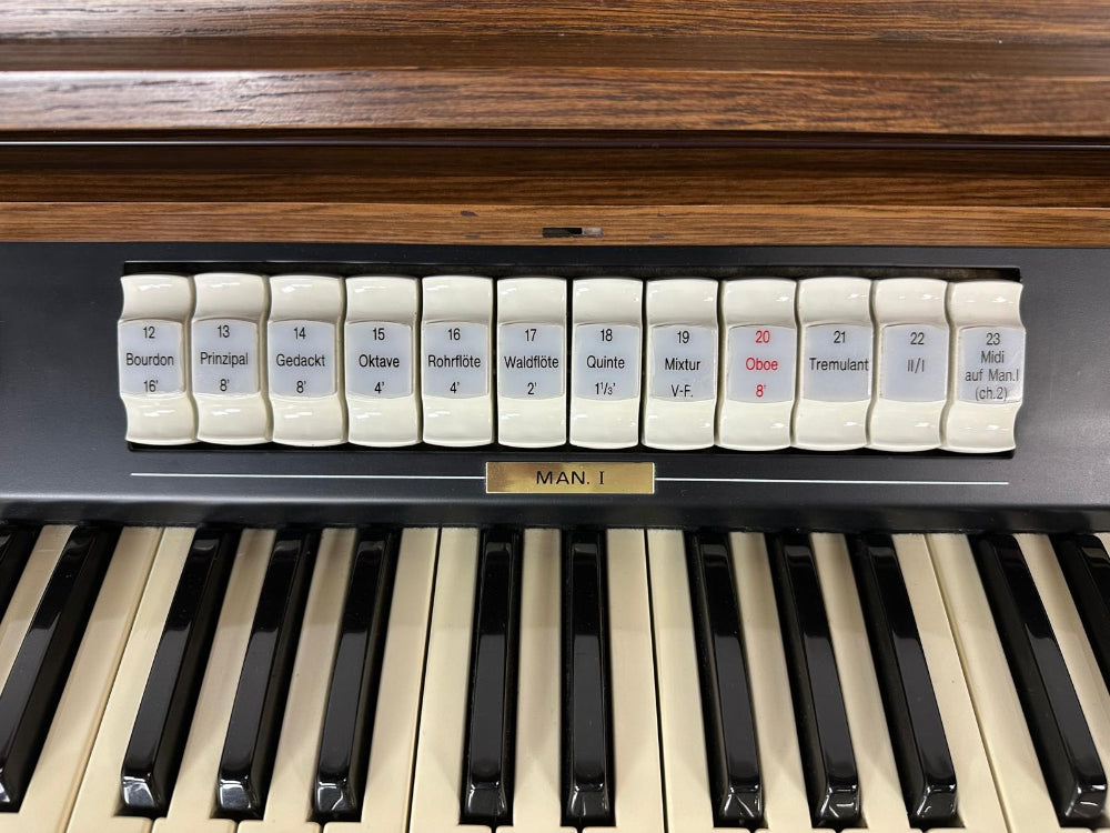 Viscount domus classic 4550 hoofdwerkregisters