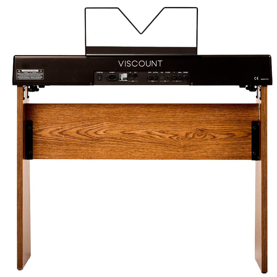 viscount_cantorum_vi_deluxe_achterzijde op standaard