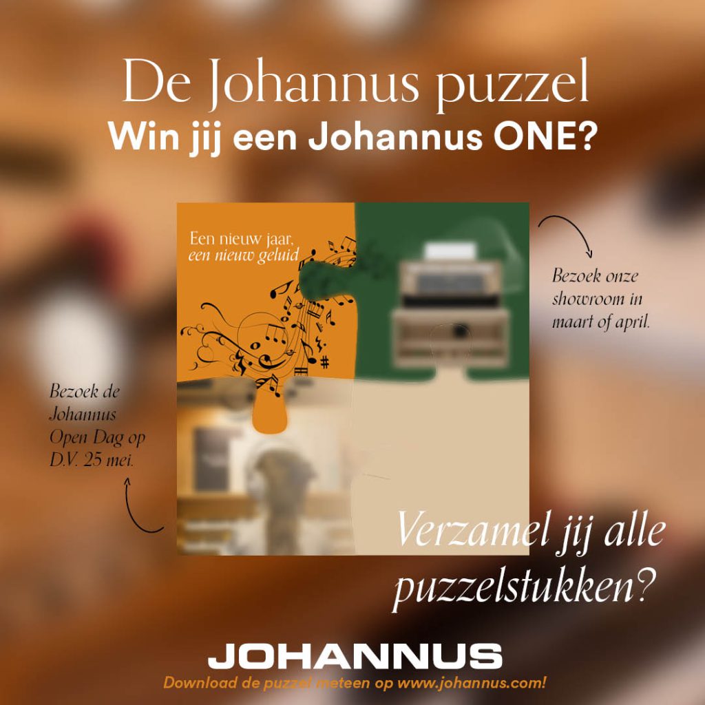 Win jij een Johannus ONE NL DEALERS Andante Orgels.
